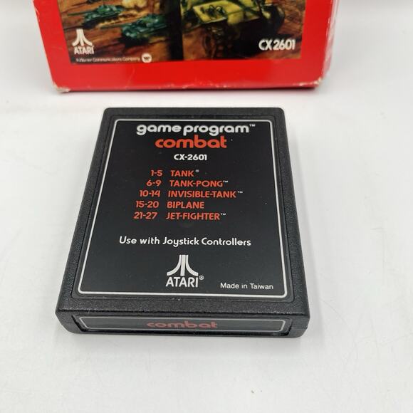 Combat (Atari 2600, 1977) Game And Box Only - Picture 6 of 6